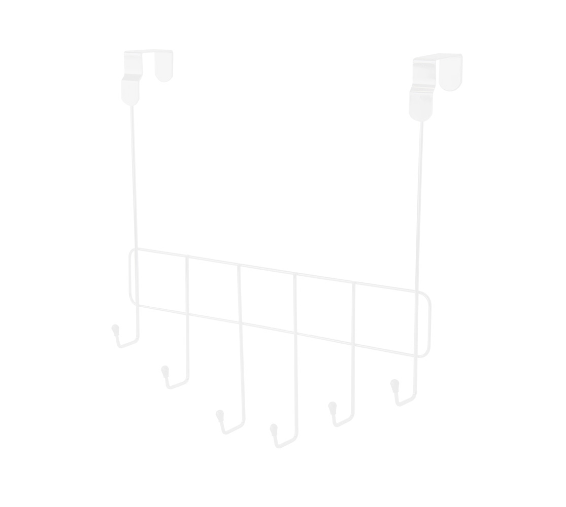 Suporte Multiuso para Porta - Branco Fosco