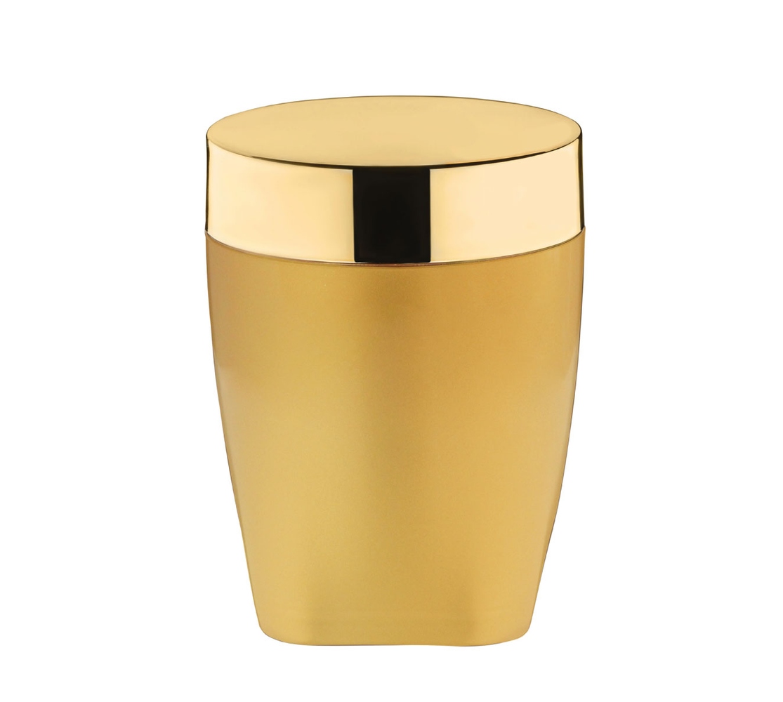 Porta Algodão/Cotonete - Dourado