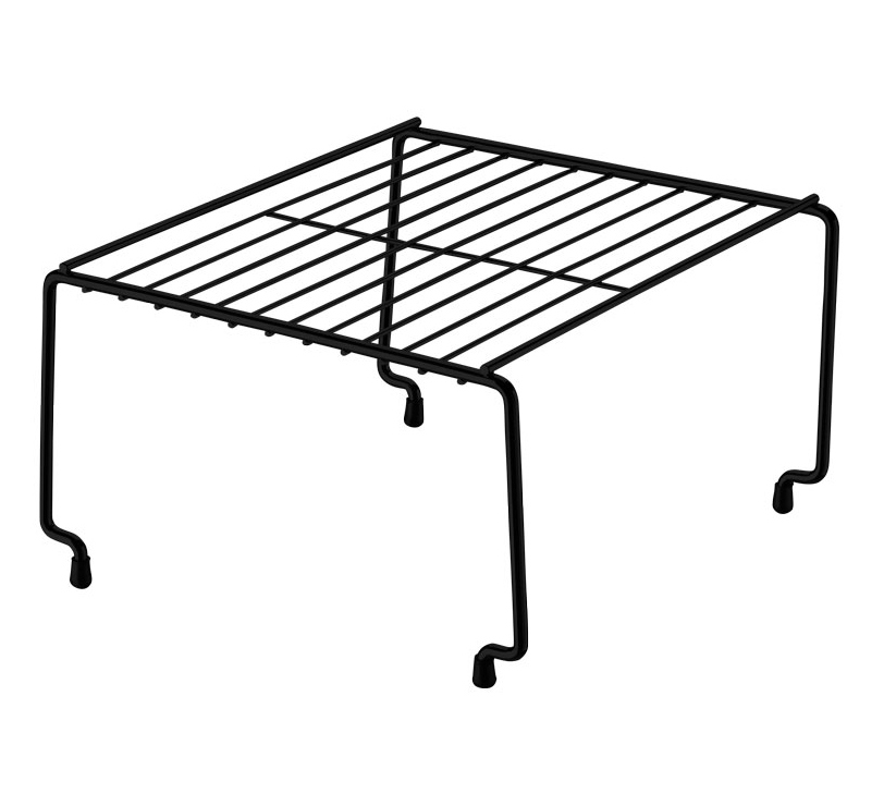 Organizador Retangular Componível 24cm - Preto Fosco