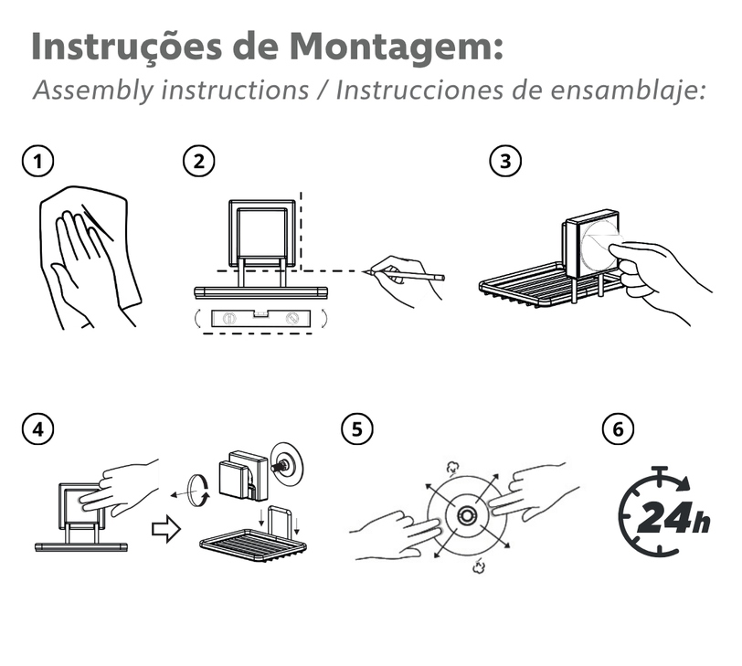 Saboneteira com Adesivo hover